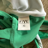 Five Dancewear, Double Down Bra in Teal Green, AXS Women's 0/2 - Final Sale