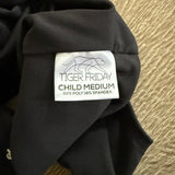 Tiger Friday, In The Loop Crop Top in Black, CM Child 6/8