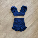 Tiger Friday, Filly Bootie Shorts in Navy Blue, CM Child 6/8
