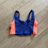 Tiger Friday, Radiance Duchess Crop Top in Thunderbird Blue, CM Child 6/8
