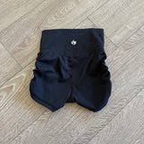 Werk Dancewear, Cinched Side Shorts in Black, YL Child 8/10