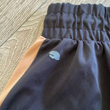 Five Dancewear, Brown Side Detail Black Pocket Shorts, YL Child 7/8 - Final Sale