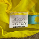Tiger Friday, Mesh Tank Top in Yellow, CL Child 8/10