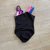 Danskin, Pink Blue Black Leotard, CM Child 7/8 - Final Sale