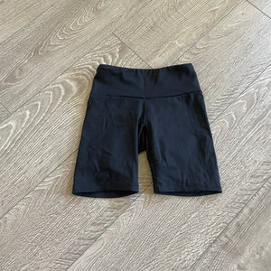 Purple Pixies, Pivot Biker Shorts in Black, CXS 5/6