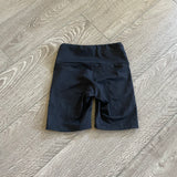 Purple Pixies, Pivot Biker Shorts in Black, CXS 5/6