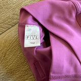 Five Dancewear, Everyday Biker Short in Bright Purple, YM Child 5/6