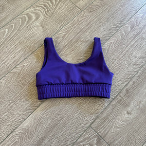 Five Dancewear, Brooklyn Bra in Eggplant Purple, YL Child 7/8