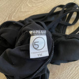 Five Dancewear, Manhattan Leotard in Black, YM 5/6 - Final Sale