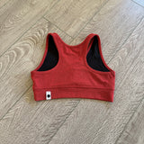 Five Dancewear, Airbrush Racerback Top in Rust Red, YL Child 7/8