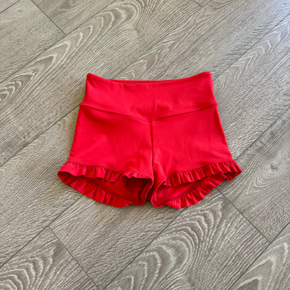 Tiger Friday, Filly Bootie Shorts in Sherry Red, AXS Women's 0/2