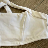 Tiger Friday, High Drama Crop Top in White, CL Child 8/10 - Final Sale