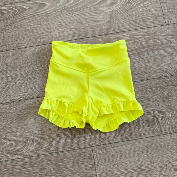 Tiger Friday, Filly Bootie Shorts in Citrus Yellow, CM Child 6/8 - Final Sale