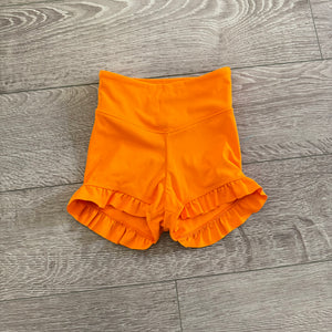 Tiger Friday, Filly Bootie Shorts in Monarch Orange, CM Child 6/8