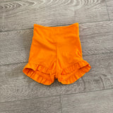 Tiger Friday, Filly Bootie Shorts in Monarch Orange, CM Child 6/8