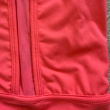 Oh La La, Mesh Detail Low Back Leotard in Coral, Child 6/7 - Final Sale