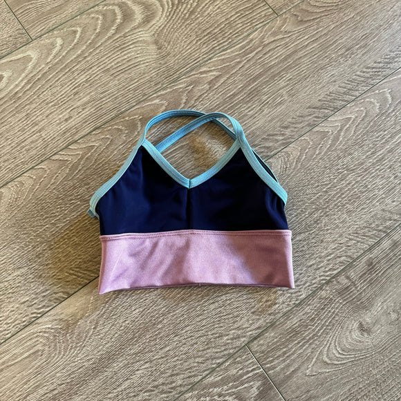 Chelsea B, Madison Crop Top in Blue and Purple, CS Child 6/7