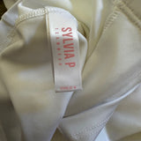 Sylvia P, Elevate Gymnastics Uniform Jacket in White with Gems, Child 6 - Final Sale