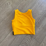 Tiger Friday, Quattro Crop Top in Sorbet Pink Yellow, CL Child 8/10 - Final Sale