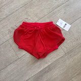 Purple Pixies, Fame Shorts in Red, CS Child 6/7
