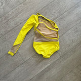 AA Dance, Nautica Leotard in Yellow, CM Child 6/7 - Final Sale