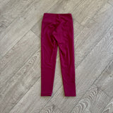 Purple Pixies, Back to Basic Leggings in Wine Red, CS Child 6/7 - Final Sale