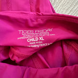 Tiger Friday, Facet Leggings in Cherry Red, CXL Child 10/12 - Final Sale