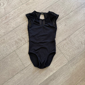 Tiger Friday, Royalty Leotard in Black, CM Child 6/8 - Final Sale