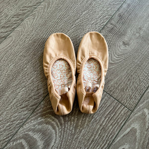 Bloch, Girls "Belle" Leather Full Sole Ballet Slippers in Pink, Size Kids 13C