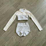 Five Dancewear, Everyday Shorts in White Zebra, Child 6/7