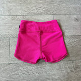 Tiger Friday, Ribbed Shorts in Hot Pink, CXL Child 10/12