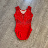 Little Stars, Glory Red Lycra Leotard, AXS Women's 0/2