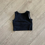 Tiger Friday, Quattro Crop Top in Black and White, CL Child 8/10 - Final Sale