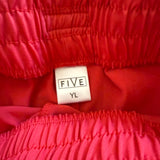 Five Dancewear, Athletic Shorts in Orange Red, YL Child 7/8 - Final Sale