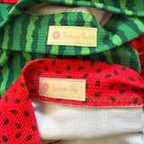 Summer Sky, Bow and Ruffles Watermelon Set, Child 7/8 - Final Sale