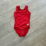 GK Elite, Shiny Bright Red Leotard, CL Child 8/10 - Final Sale