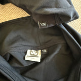 Jo+Jax, Ruffle and Mesh Detail Crop Top and Brief Set in Black, YM Child 8/10