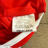 Tiger Friday, Split Flare Leggings in Red, CL Child 8/10