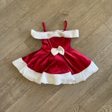 Art Stone, Velvet Red White Christmas Costume, CM 7/8