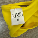 Five Dancewear, Maverick Bra in Neon Yellow, YL Child 7/8