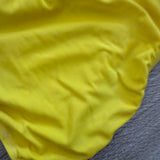 GK Elite, Suni Lee Yellow White Cami Leotard, CL Child 8/10 - Final Sale