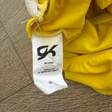GK Elite, Suni Lee Yellow White Cami Leotard, CL Child 8/10 - Final Sale