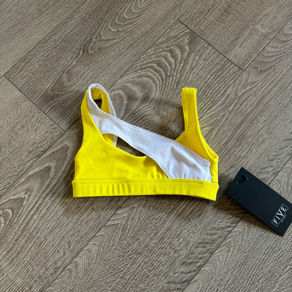 Five Dancewear, Crush It Bra in Lemondrop, YL Child 6/7