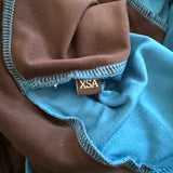 Jo+Jax, Mesh Detail Open Back Leotard in Blue, AXS - Final Sale