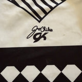 GK Elite, Jordan Chiles Black White Checkers Leotard, CM Child 7/8 - Final Sale