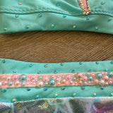 Custom Mermaid Costume with Pearls and Rhinestones, Child 6/8 - Final Sale