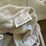 Tiger Friday, Knockout Unitard in White Chalk, CXL Child 10/12 - Final Sale