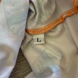 Pumpkin Spice Latte Leotard in Soft Orange, CL Child 8/10 - Final Sale