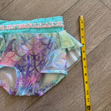 Custom Mermaid Costume with Pearls and Rhinestones, Child 6/8 - Final Sale