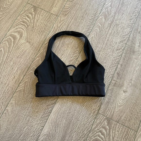 Tiger Friday, Take The Plunge Bralette in Black, AXS Women's 0/2